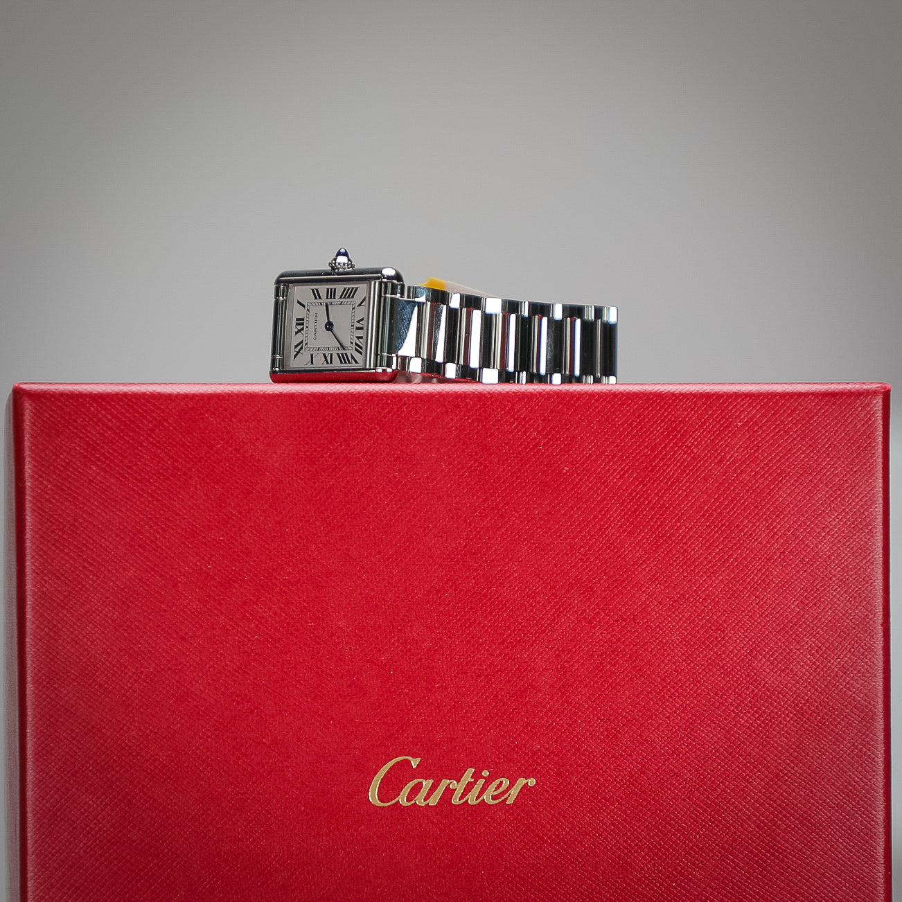 Cartier Tank Must Small Quartz Steel Silver Dial WSTA0107