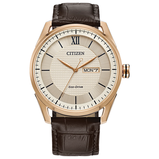 Citizen Eco-Drive Classic Men's Watch Ivory AW0082-01A