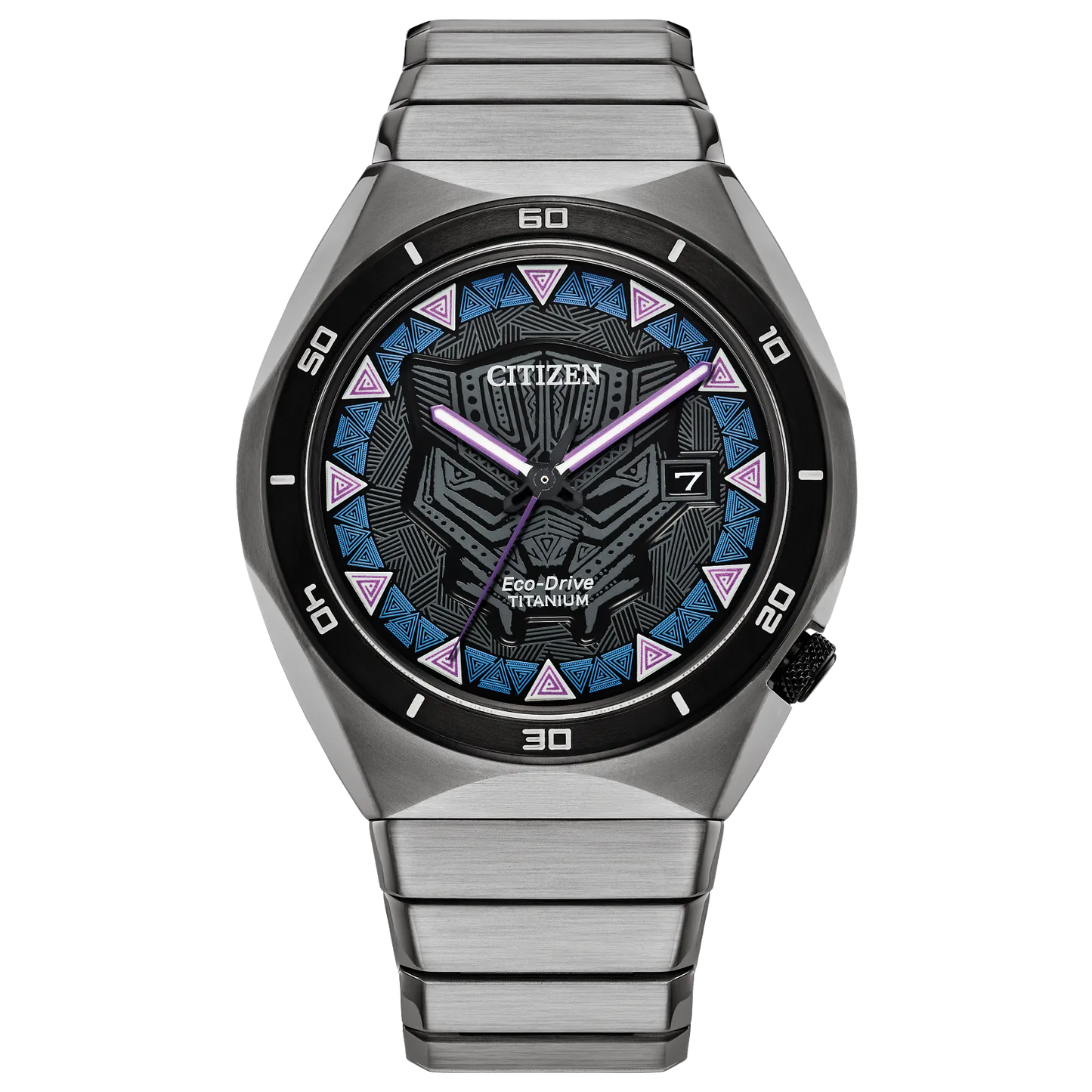 Citizen Eco-Drive Marvel Black Panther Watch in Super Titanium AW1668-50W