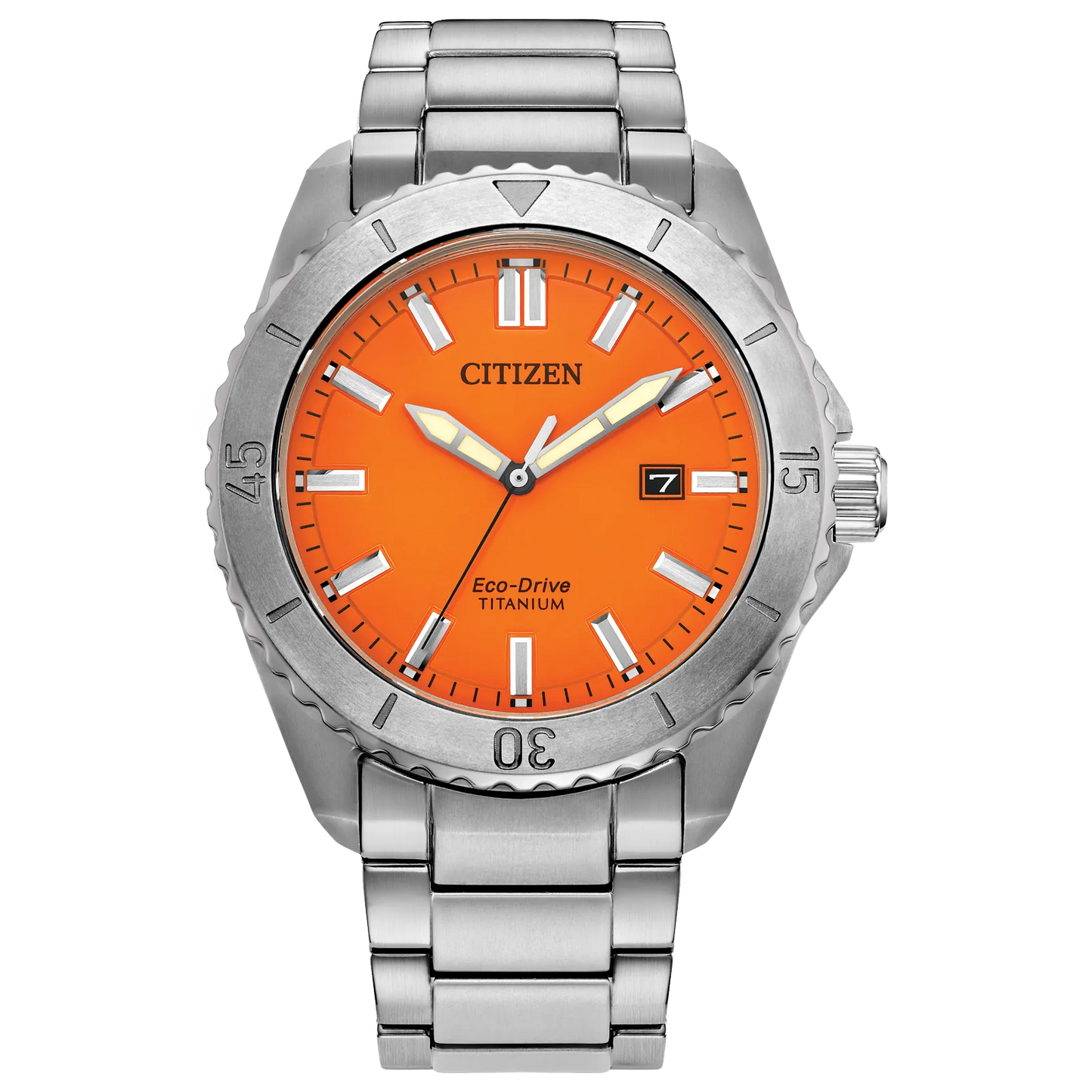 Citizen Brycen 41mm Titanium Orange Dial AW1840-50X