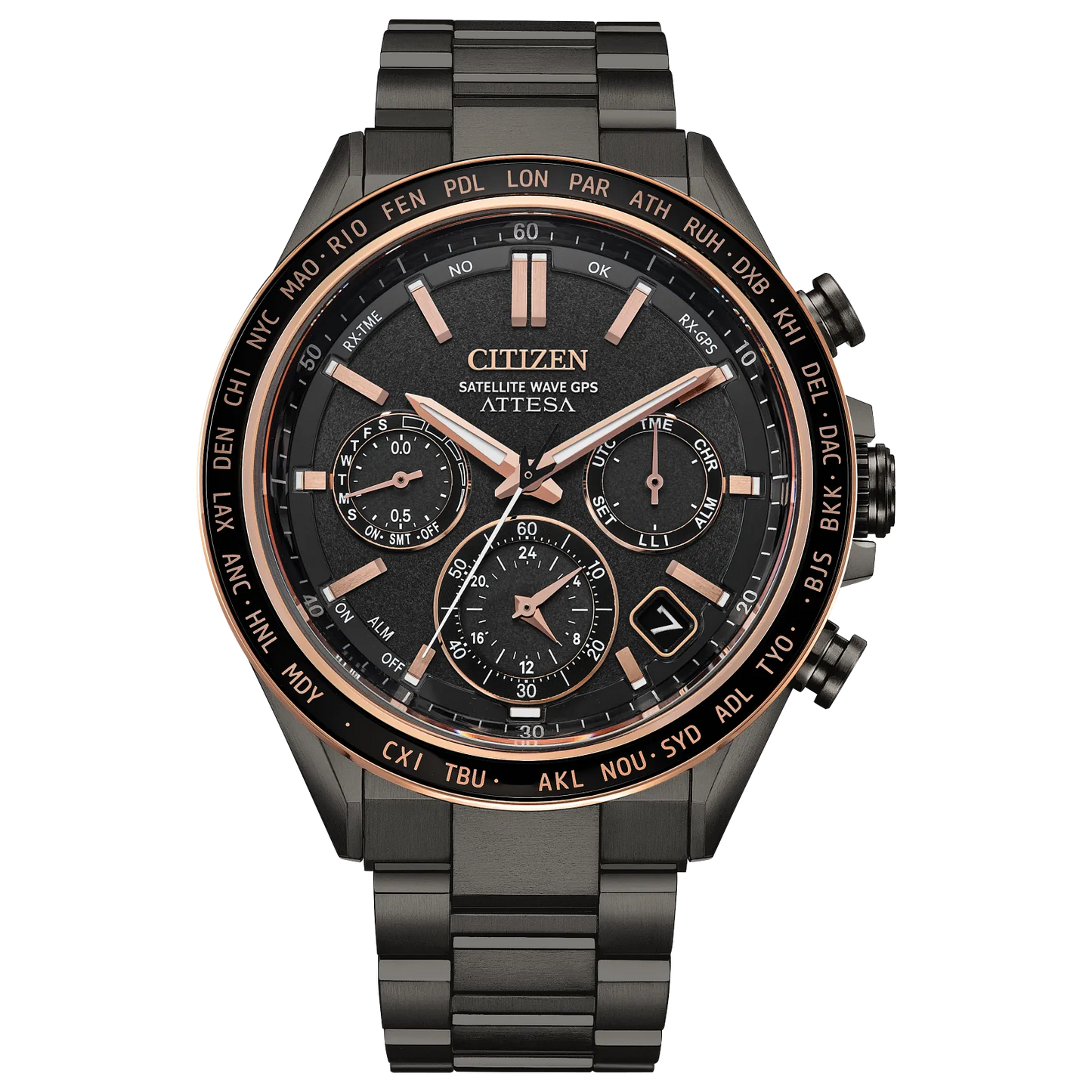 Citizen Attesa chronograph 44mm SUPER TITANIUM CC4074-61W