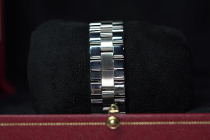 Cartier Roadster Stainless Steel 38mm Black Bracelet Watch Only W62020X6