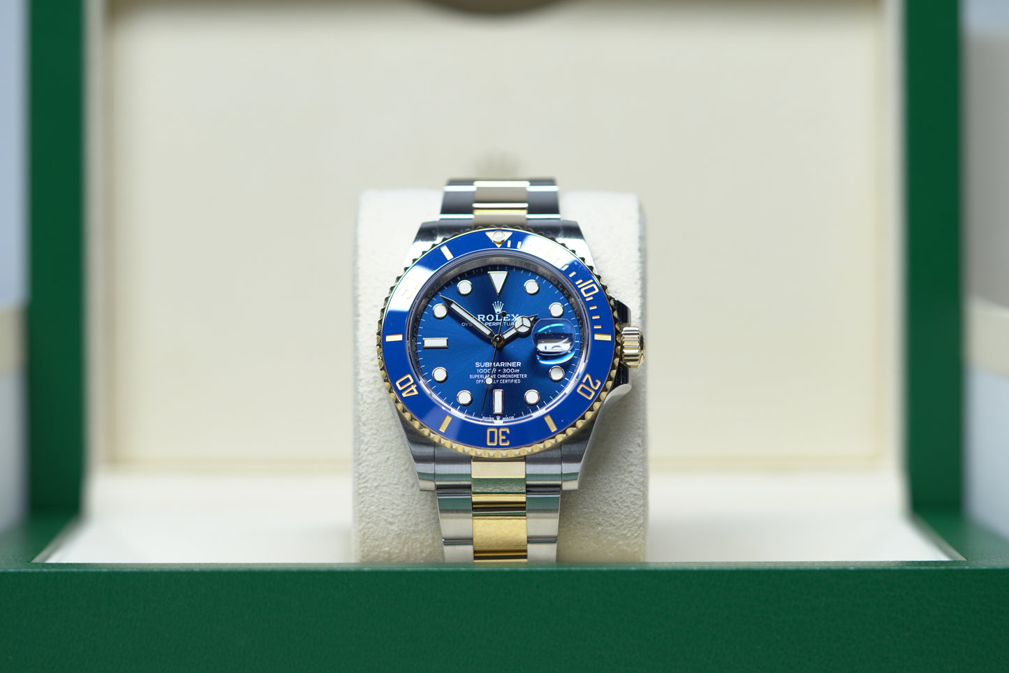 Rolex Submariner Two Tone Yellow 41mm Blue Oyster Box & Papers 2023 126613LB