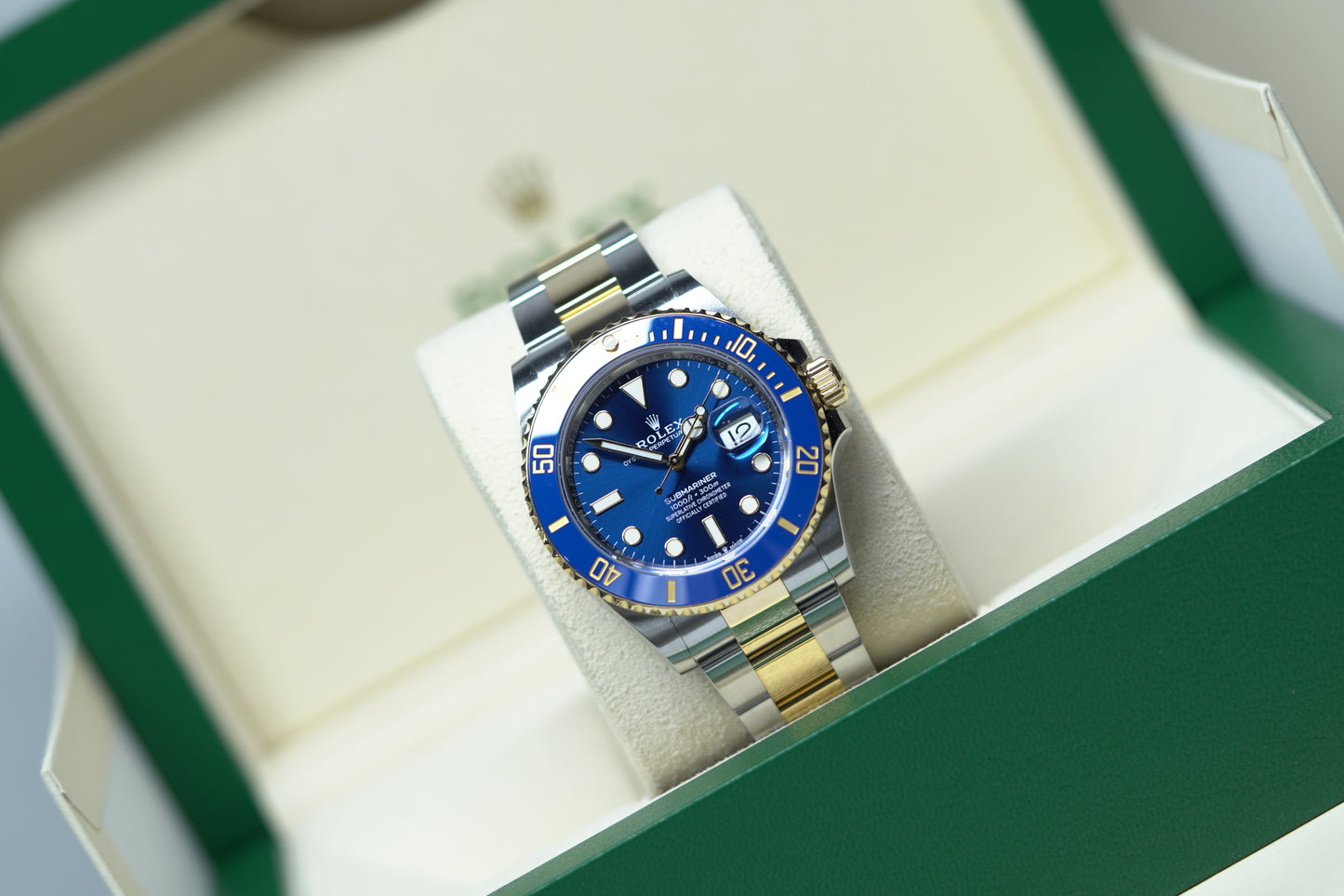 Rolex Submariner Two Tone Yellow 41mm Blue Oyster Box & Papers 2023 126613LB