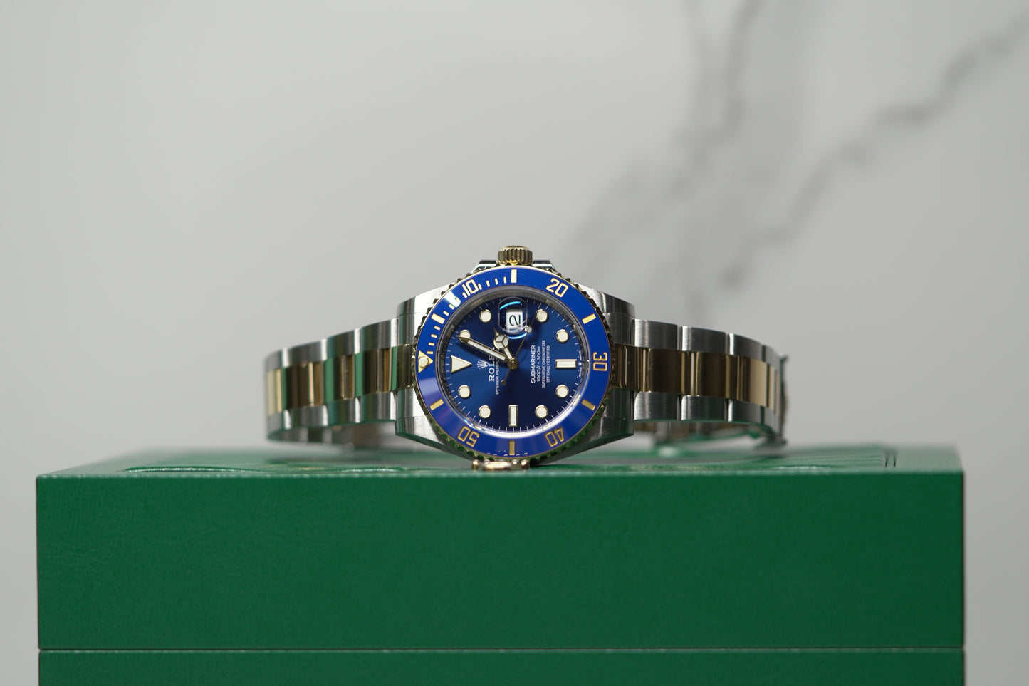 Rolex Submariner Two Tone Yellow 41mm Blue Oyster Box & Papers 2023 126613LB