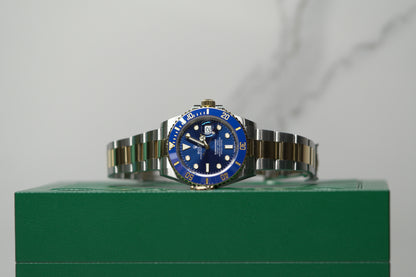 Rolex Submariner Two Tone Yellow 41mm Blue Oyster Box & Papers 2023 126613LB