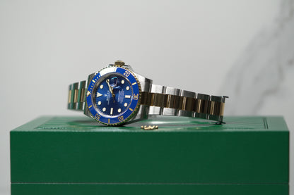 Rolex Submariner Two Tone Yellow 41mm Blue Oyster Box & Papers 2023 126613LB