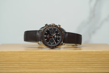 Omega Speedmaster Moonphase Stainless Steel 44mm Brown Leather Box & Papers 2024 30423445213001