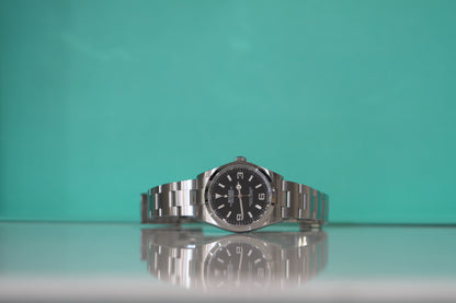 Rolex Explorer Stainless Steel 36mm Black Oyster Box & Papers 2023 124270