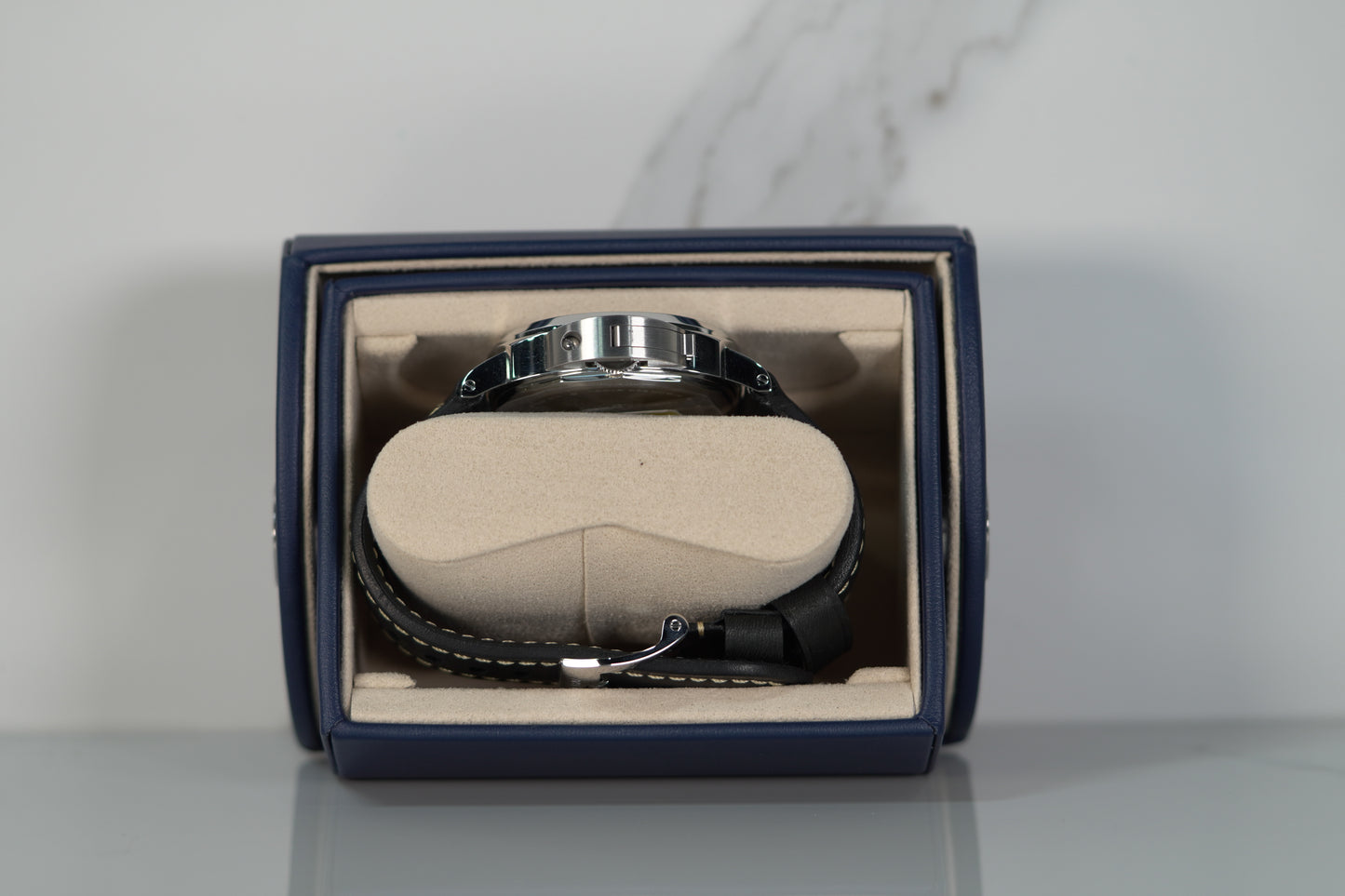 Panerai Luminor 8 Giorni Stainless Steel 44mm Black Leather Box & Papers 2024 PAM00915