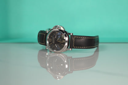 Panerai Luminor 8 Giorni Stainless Steel 44mm Black Leather Box & Papers 2024 PAM00915