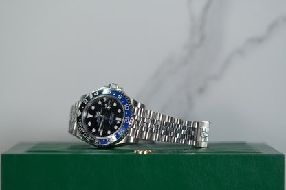 Rolex GMT Master II "Batgirl" Stainless Steel 40mm Black Jubilee Box & Papers 2021 126710BLNR