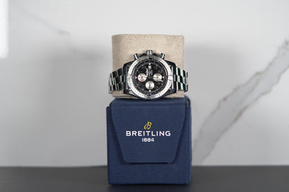 Breitling Super Avenger Stainless Steel 48mm Black Bracelet Watch Only A13370