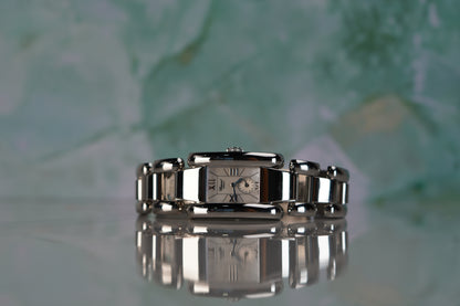 Chopard Ladies La Strada Stainless Steel 23mm Mother Of Pearl Bracelet Watch Only 418380