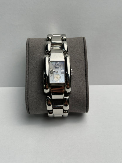 Chopard Ladies La Strada Stainless Steel 23mm Mother Of Pearl Bracelet Watch Only 418380