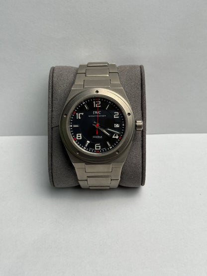 IWC Ingenieur Titanium 42mm Black Bracelet Watch Only IW322702