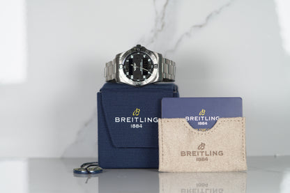 Breitling Aerospace Evo Titanium 43mm Black Bracelet Box & Papers 2024 E79363