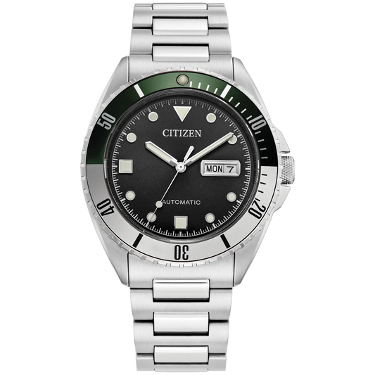 Citizen Automatic Sapphire Crystal Black Dial Sports Watch NH7531-50E